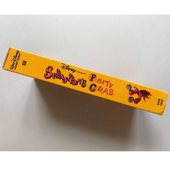 1990s Disney Little Mermaid Sebastians Party Gras VHS Video - Picture 2 of 3